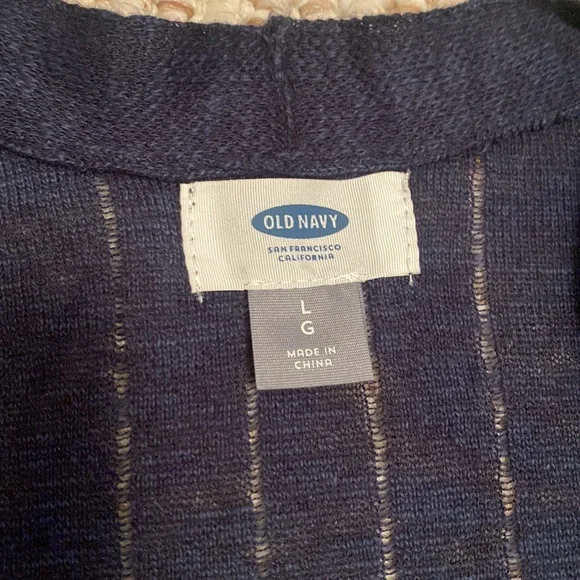 Navy Sleeveless Sweater - Picture 5 of 8